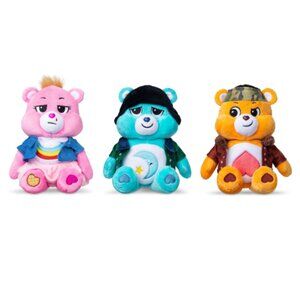 Care Bears x Stranger Things Fun Size Plush Set of 3, Eleven Mike Lucas